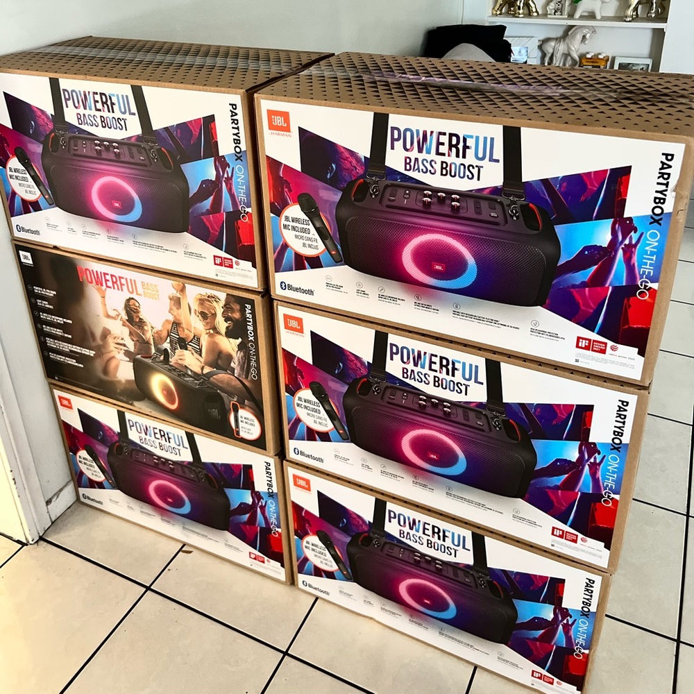 Party Box On the Go Bluetooth Speaker - Black